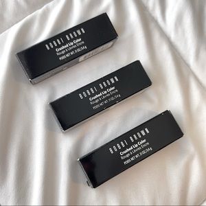 Bobbi Brown 3 Crushed Lip Color bundle of shades